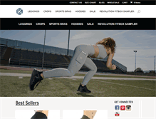 Tablet Screenshot of beautysportswear.com